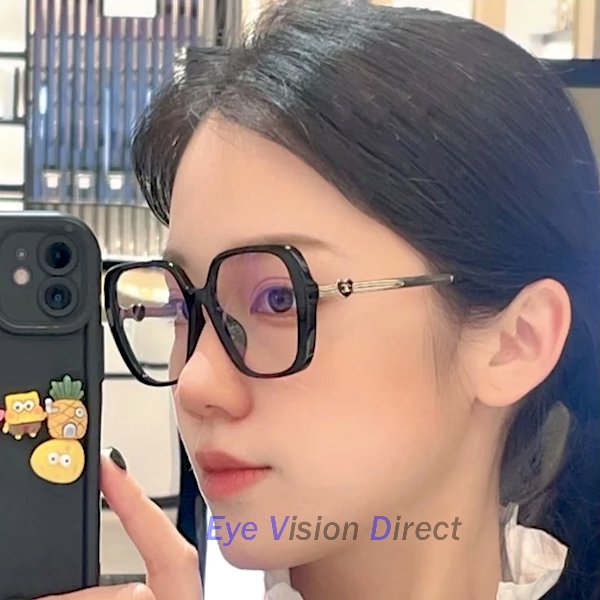 CHANEL ツートーンフレームメガネ シャネル 眼鏡フレーム CH3462 C622 ハート