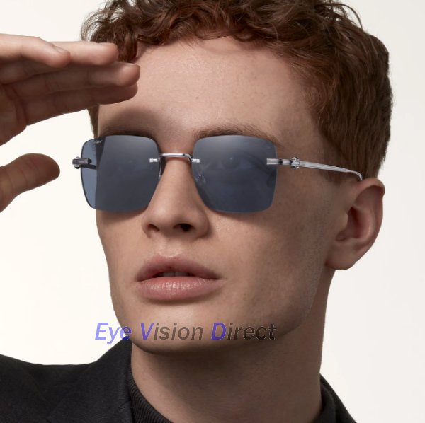 パシャ ドゥ カルティエ サングラス CT0403S 001 チタンの画像