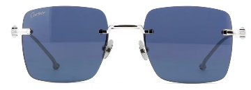 パシャ ドゥ カルティエ サングラス CT0403S 001 チタンの画像