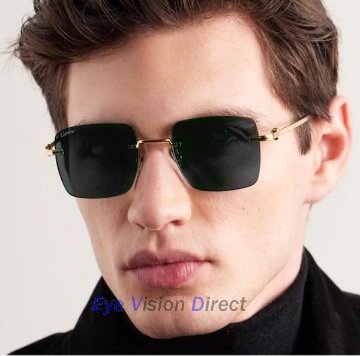 パシャ ドゥ カルティエ サングラス CT0403S 002 チタンの画像