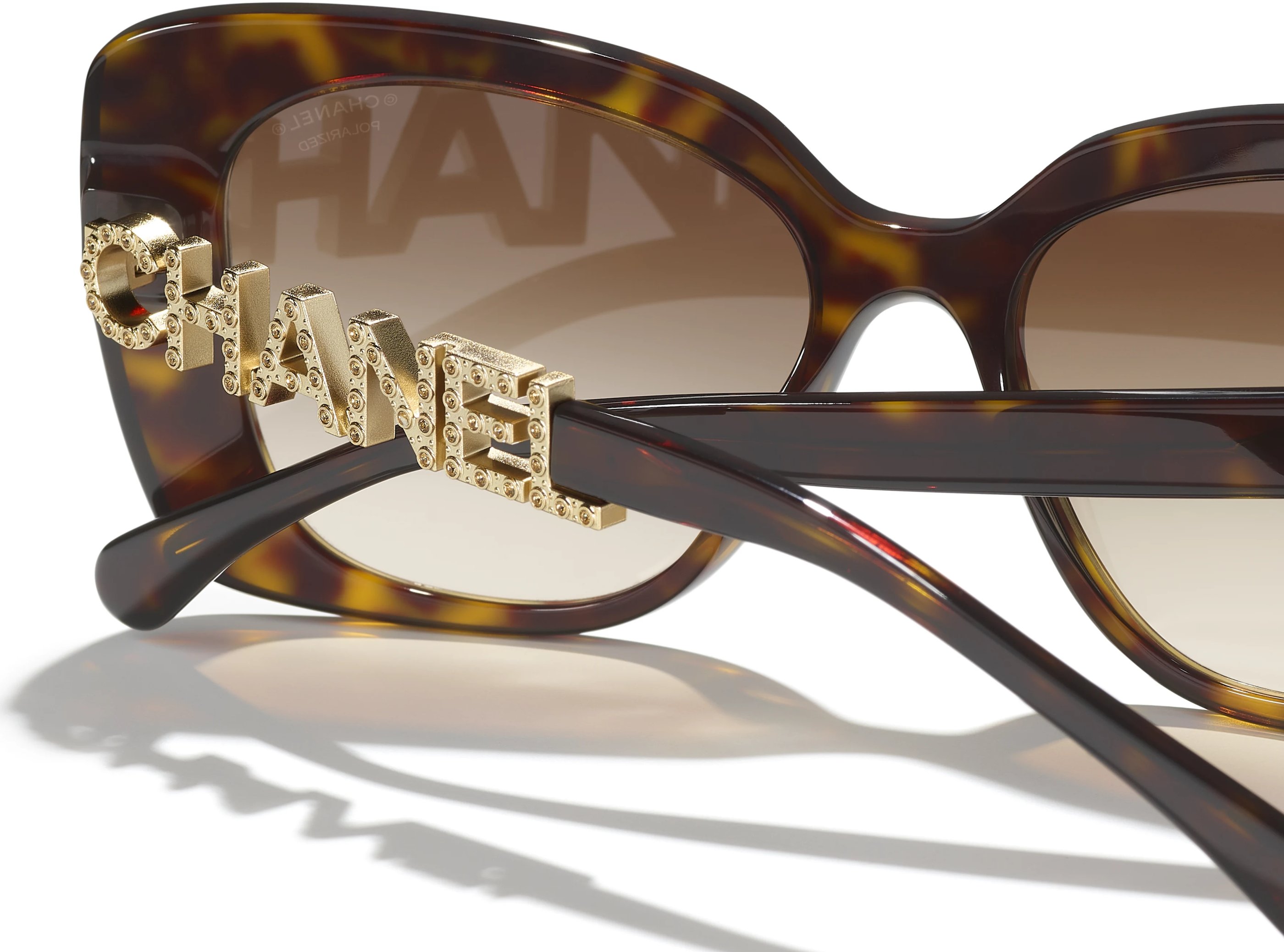 シャネル サングラス CH5422B C714/S9 Gold & Strass 偏光