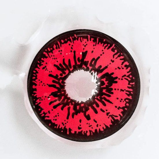 Devil Red Sclera 22mm デビルレッド全眼の画像