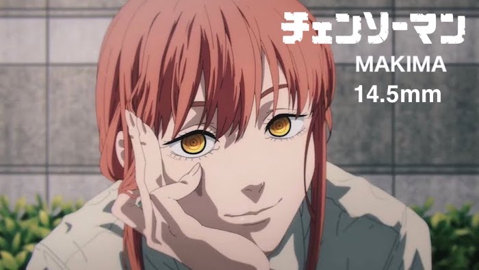 チェンソーマン マキマ カラコン14mm 2枚セットの画像