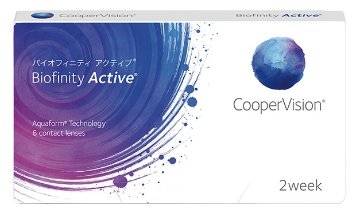 バイオフィニティ アクティブ 1箱6枚入の画像