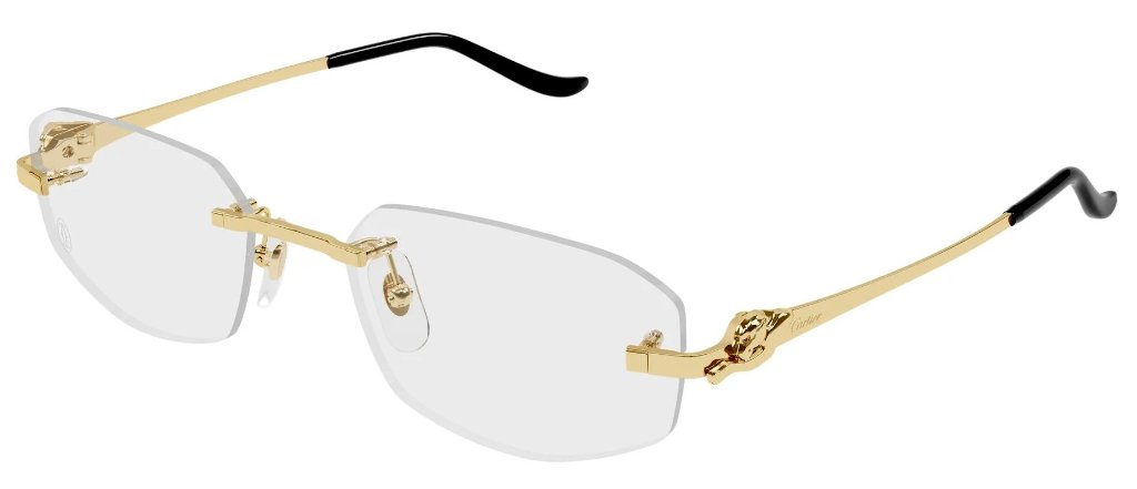 パンテール ドゥ カルティエ 眼鏡フレーム CT0601O 001の画像