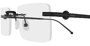 パシャ ドゥ カルティエ 眼鏡フレーム CT0619O 003 チタンの画像