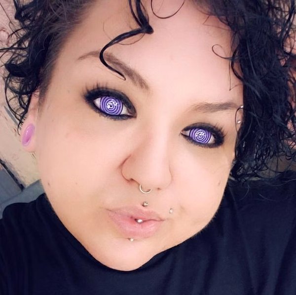 Rinnegan Mini Sclera 17mm 忍者ナルト 輪廻眼 ミニ全眼 2枚1組の画像