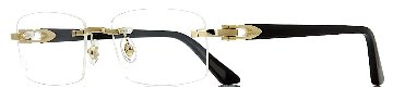 シグネチャー C ドゥ カルティエ 眼鏡フレーム CT0287O 001の画像