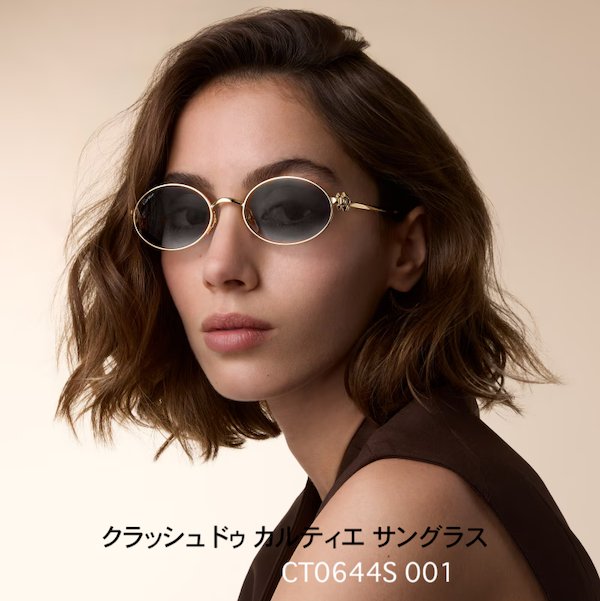 クラッシュ ドゥ カルティエ サングラス CT0644S 001の画像