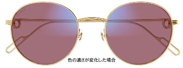 プルミエール ドゥ カルティエ サングラス CT0249S 006 調光の画像