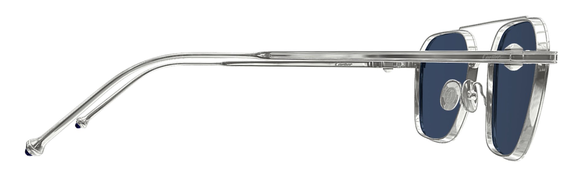 パシャ ドゥ カルティエ サングラス CT0618S 002 チタンの画像