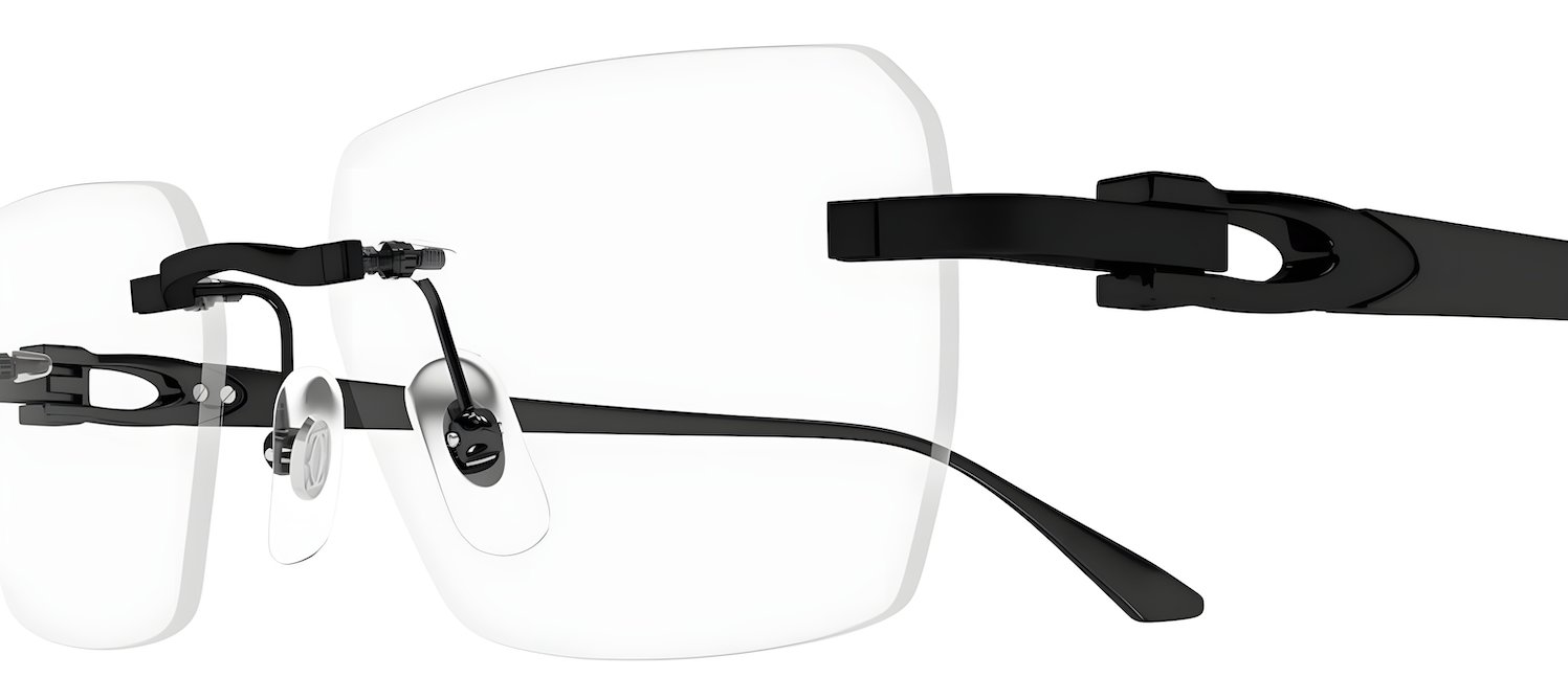シグネチャー C ドゥ カルティエ 眼鏡フレーム CT0662O 004 チタンの画像