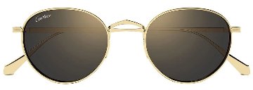 C ドゥ カルティエ シグネチャー サングラス CT0626S 001/006 チタンの画像