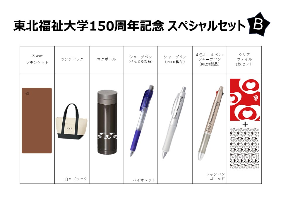 東北福祉大学150周年記念 スペシャルセットBの画像