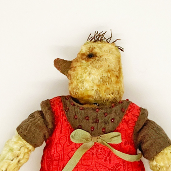 鳥（赤いスカート）の画像