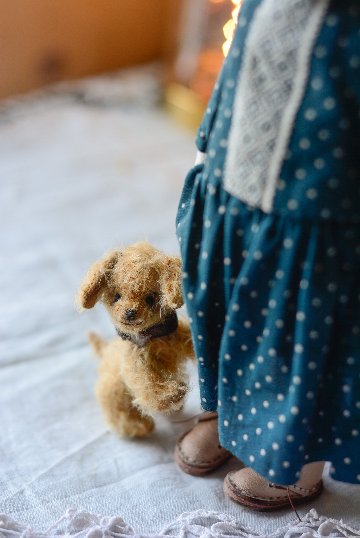 sold 子犬と人形画像