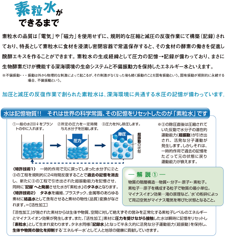 発酵する水 素粒水 浄水器 ワンウォーターECOの画像