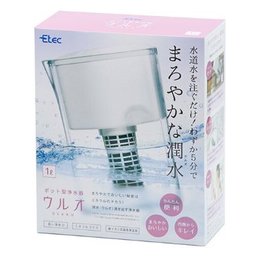 天然湧水再現 銀不使用 ウルオ ポット型 浄水器の画像