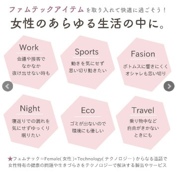 【LAQREE 吸水ショーツ】　ボクサータイプの画像