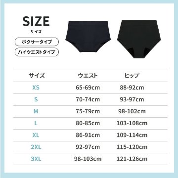 【LAQREE 吸水ショーツ】　水着用の画像