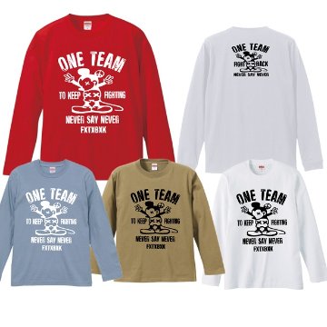 ONE TEAM x FTBKコラボ支援LONG SLEEVEの画像