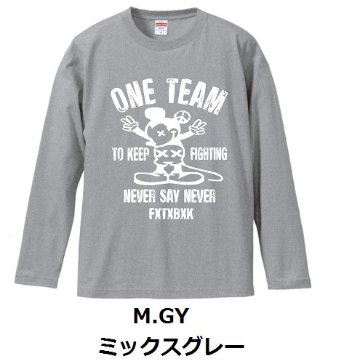 ONE TEAM x FTBKコラボ支援LONG SLEEVEの画像