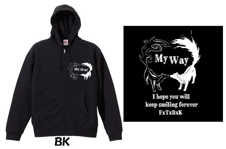 My Way WOLF ZIP PARKAの画像