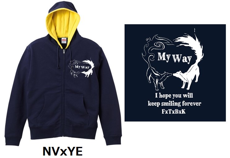 My Way WOLF ZIP PARKAの画像