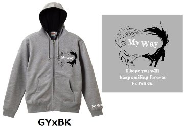 My Way WOLF ZIP PARKAの画像