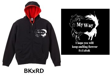 My Way WOLF ZIP PARKAの画像