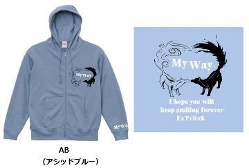 My Way WOLF ZIP PARKAの画像