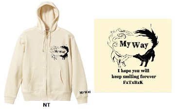 My Way WOLF ZIP PARKAの画像