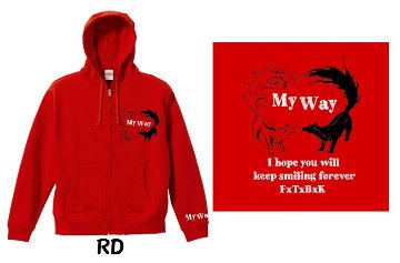 My Way WOLF ZIP PARKAの画像