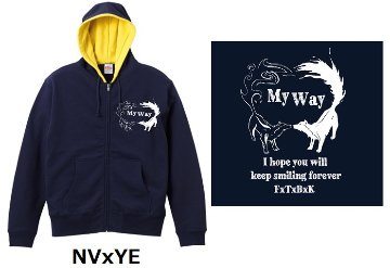 My Way WOLF ZIP PARKAの画像