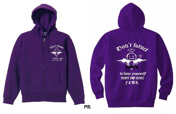 Don’t forget to love yourself ZIP PARKAの画像