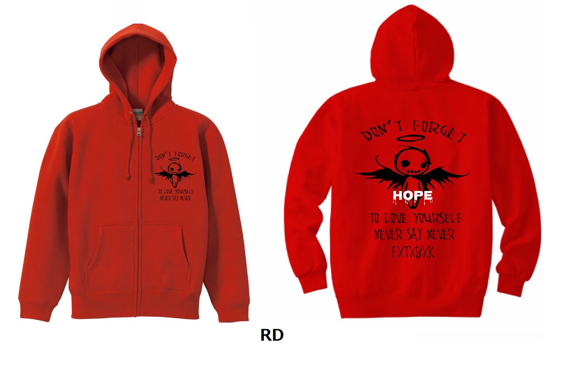 Don’t forget to love yourself ZIP PARKA　Ｂの画像