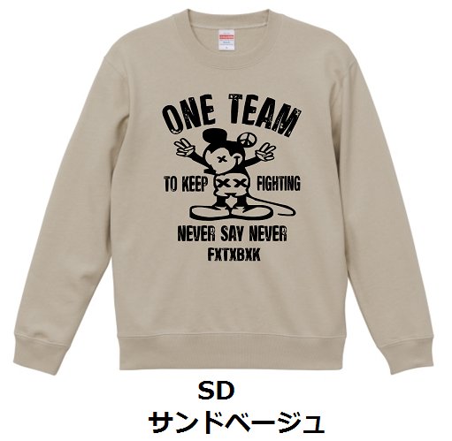 ONE TEAM x FTBKコラボ支援SWEATの画像