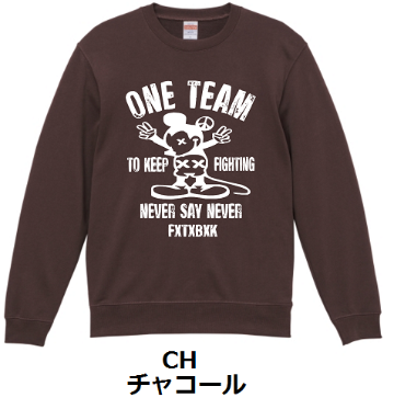 ONE TEAM x FTBKコラボ支援SWEATの画像