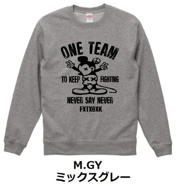 ONE TEAM x FTBKコラボ支援SWEATの画像