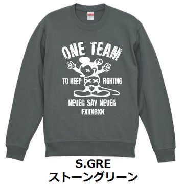 ONE TEAM x FTBKコラボ支援SWEATの画像
