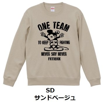 ONE TEAM x FTBKコラボ支援SWEATの画像