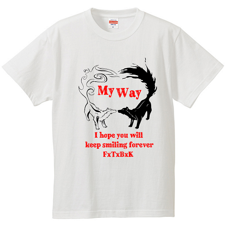 MY WAY WOLF T-SHの画像