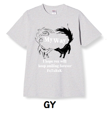MY WAY WOLF T-SHの画像