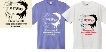 MY WAY WOLF T-SHの画像