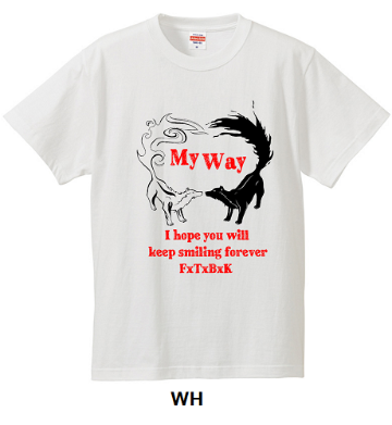 MY WAY WOLF T-SHの画像