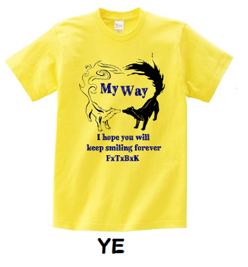 MY WAY WOLF T-SHの画像