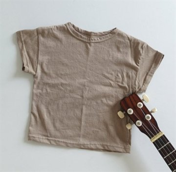 【即納】Aosta ベーシックデザインデイリーTシャツ ベビー服画像