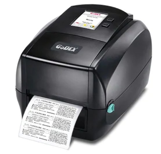 ラベルプリンター GODEX RT863i　＆外付けホルダー付きの画像