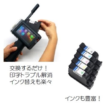 BB22W 白インク BT-HH6205B BT-HH6105B2 ハンディインクジェットプリンタ―　　速乾性　ホワイト　の画像