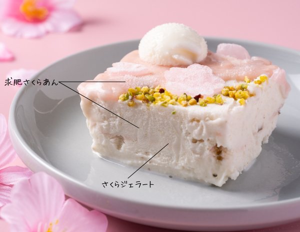 さくらとイチゴミルクのジェラートBOX【予約販売3/1～】の画像